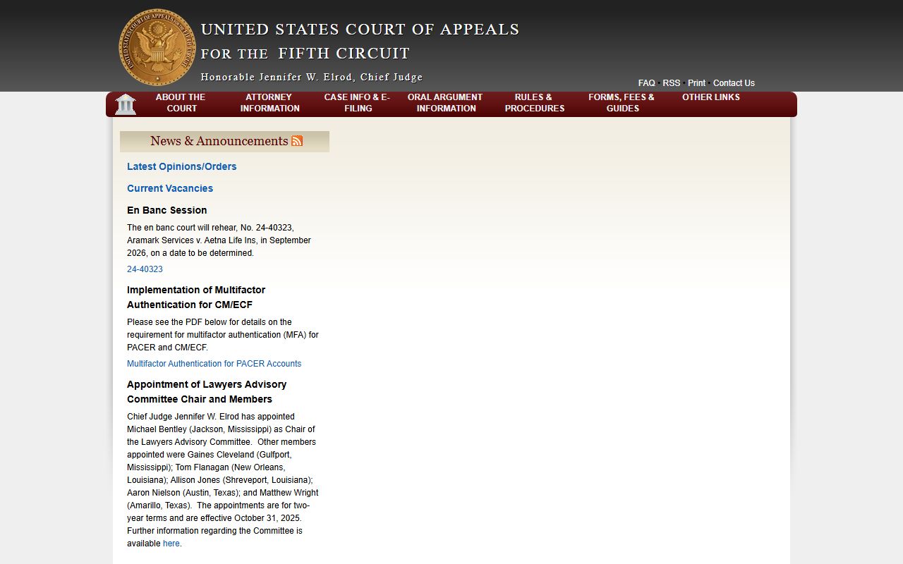 Williamson County district court Fifth Circuit Court of Appeals