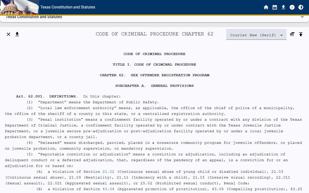 Williamson County released inmates sex offender registration statute
